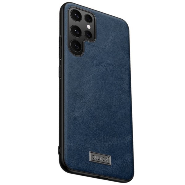 „Sulada“ Leather чехол - синий (Galaxy S22 Ultra 5G)