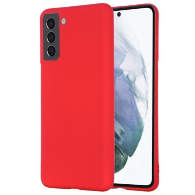 Samsung Galaxy S22 5G (SM-S901X) Shell (TPU) твердый силиконовый чехол - красный | Vacins.lv