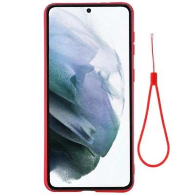 Samsung Galaxy S22 5G (SM-S901X) Shell (TPU) твердый силиконовый чехол - красный | Vacins.lv