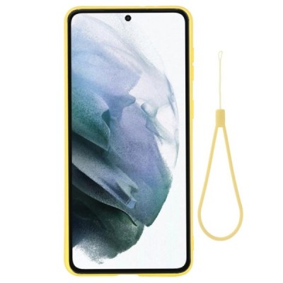 Samsung Galaxy S22 5G (SM-S901X) Shell cieta silikona (TPU) apvalks - dzeltens | vacins.lv