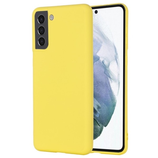 Твердый силиконовый чехол (TPU) „Shell“ - жёлтый (Galaxy S22+ 5G)