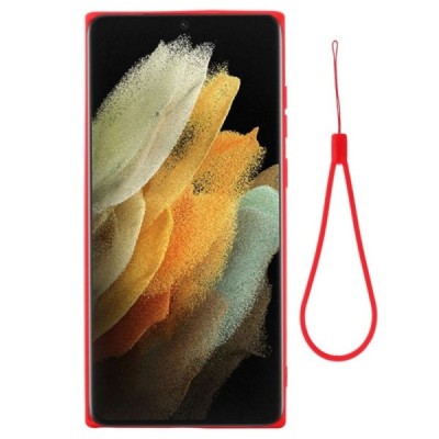 Samsung Galaxy S22 Ultra 5G (SM-S908X) Shell (TPU) твердый силиконовый чехол - красный | Vacins.lv