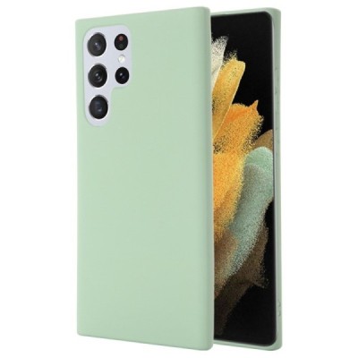 Samsung Galaxy S22 Ultra 5G (SM-S908X) Shell (TPU) твердый силиконовый чехол - зелёный | Vacins.lv