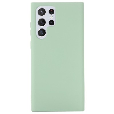 Samsung Galaxy S22 Ultra 5G (SM-S908X) Shell (TPU) твердый силиконовый чехол - зелёный | Vacins.lv
