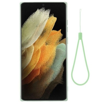 Samsung Galaxy S22 Ultra 5G (SM-S908X) Shell (TPU) твердый силиконовый чехол - зелёный | Vacins.lv