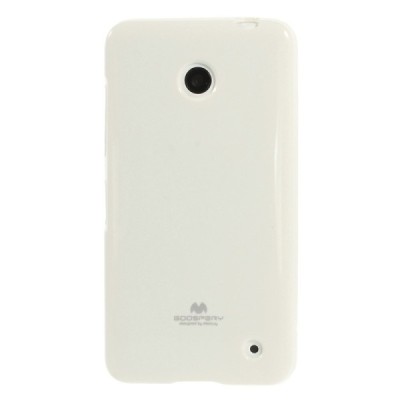 Nokia Lumia 635 Mercury balts cieta silikona (TPU) futrālis / Vacins.lv