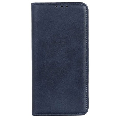 Samsung Galaxy S22 Ultra 5G (SM-S908X) „Split“ синий кожаный чехол-книжка | Vacins.lv