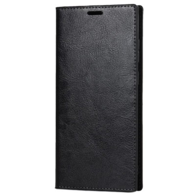 „Deluxe“ Samsung Galaxy S22 Ultra 5G (SM-S908X) чёрный кожаный чехол-книжка | Vacins.lv