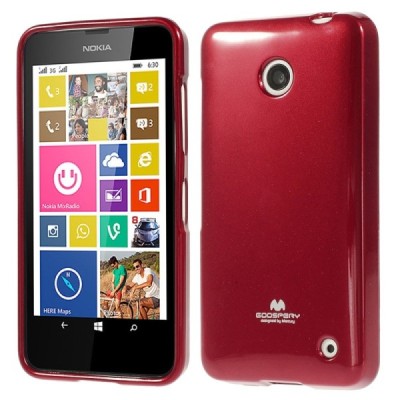 Nokia Lumia 635 Mercury sarkans cieta silikona (TPU) futrālis / Vacins.lv