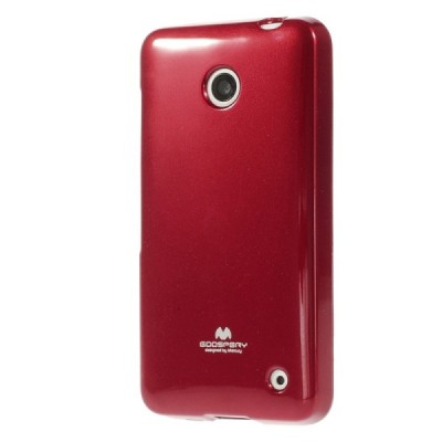 Nokia Lumia 635 Mercury sarkans cieta silikona (TPU) futrālis / Vacins.lv