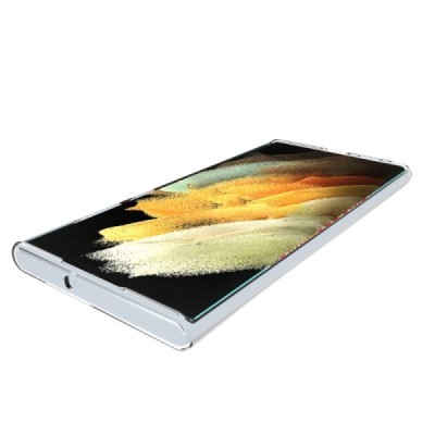 Твердый силиконовый чехол (TPU) для Samsung Galaxy S22 Ultra 5G (SM-S908X) - прозрачный | Vacins.lv