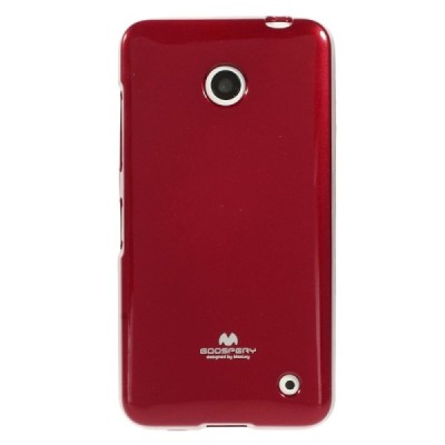 Nokia Lumia 635 Mercury sarkans cieta silikona (TPU) futrālis / Vacins.lv
