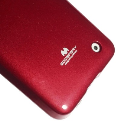 Nokia Lumia 635 Mercury sarkans cieta silikona (TPU) futrālis / Vacins.lv