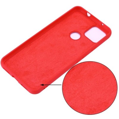 Google Pixel 5A 5G Shell (TPU) твердый силиконовый чехол - красный | Vacins.lv