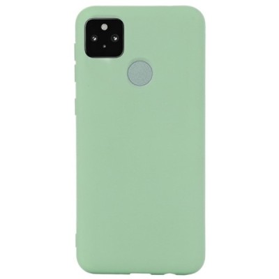 Google Pixel 5A 5G Shell (TPU) твердый силиконовый чехол - зелёный | Vacins.lv