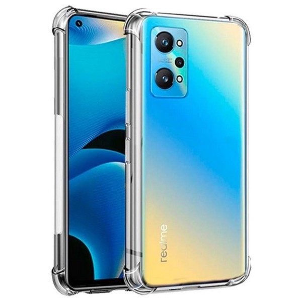 Усиленный защитный чехол из твердого силикона (TPU) - прозрачный (Realme GT Neo2)