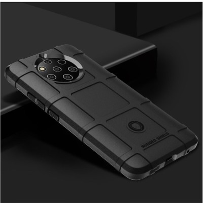 Nokia 9 PureView „Stiff“ cieta silikona (TPU) melns apvalks | vacins.lv