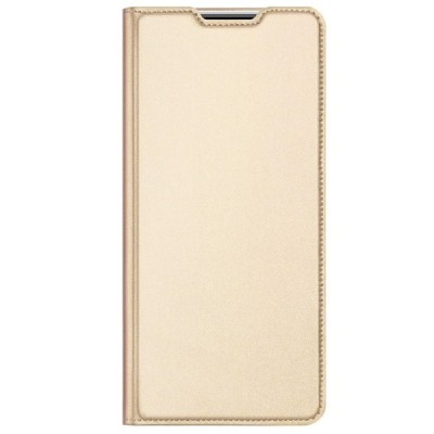 „Dux Ducis“ Skin серии Samsung Galaxy A13 4G (SM-A135F, SM-A137F) золотой кожаный чехол-книжка | Vacins.lv