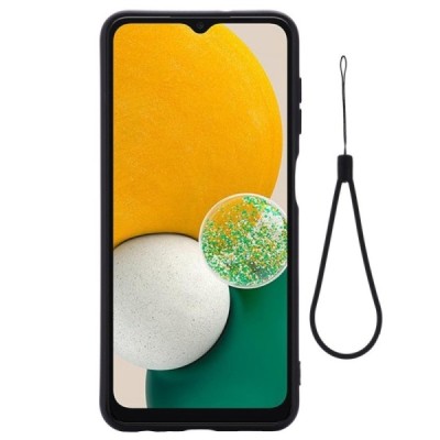 Samsung Galaxy A13 4G (SM-A135F, SM-A137F) Shell (TPU) твердый силиконовый чехол - чёрный | Vacins.lv