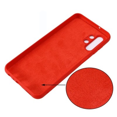 Samsung Galaxy A13 4G (SM-A135F, SM-A137F) „Shell“ cieta silikona (TPU) sarkans apvalks | vacins.lv