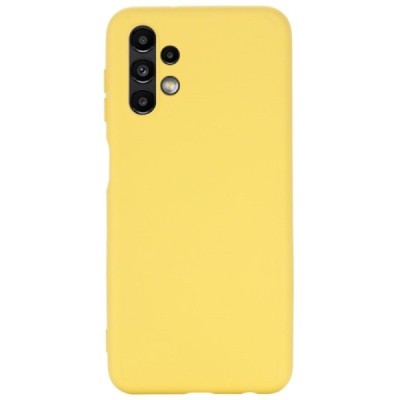 Samsung Galaxy A13 4G (SM-A135F, SM-A137F) Shell (TPU) твердый силиконовый чехол - жёлтый | Vacins.lv