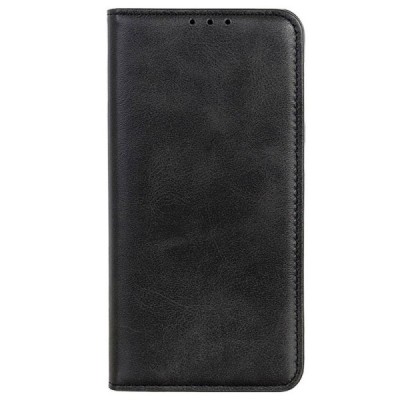 OnePlus Nord CE 2 „Split“ чёрный кожаный чехол-книжка | Vacins.lv
