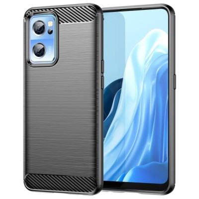 OnePlus Nord CE 2 „Carbon“ cieta silikona (TPU) melns apvalks | vacins.lv