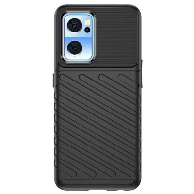OnePlus Nord CE 2 „Twill“ cieta silikona (TPU) melns apvalks | vacins.lv