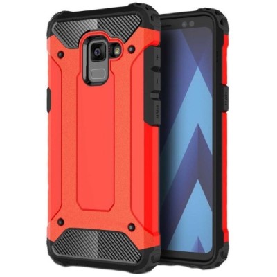 Pastiprinātas aizsardzības sarkans Samsung Galaxy A8 2018 (A530F) apvalks | Vacins.lv