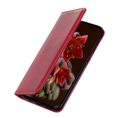 Xiaomi Redmi Note 11 4G Solīds sērijas bordo atvērams maciņš, maks | Vacins.lv