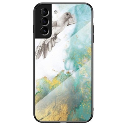 Samsung Galaxy S22+ 5G (SM-S906X) „Marble“ cieta silikona (TPU) zaļš apvalks | Vacins.lv