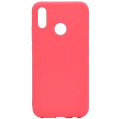 Твердый силиконовый чехол (TPU) для Huawei P20 Lite (Nova 3e) - красный | Vacins.lv