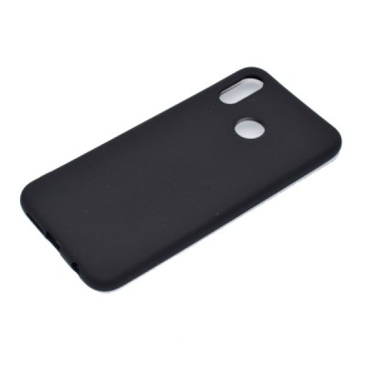 Твердый силиконовый чехол (TPU) для Huawei P20 Lite (Nova 3e) - чёрный | Vacins.lv