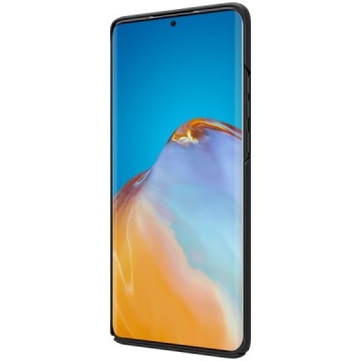 Huawei P50 Pro Nillkin Frosted Shield melns apvalks | vacins.lv