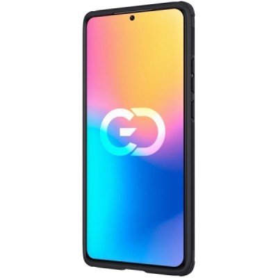 Huawei P50 Pro „Nillkin“ CamShield чёрный чехол, задняя часть с защитой камеры | Vacins.lv