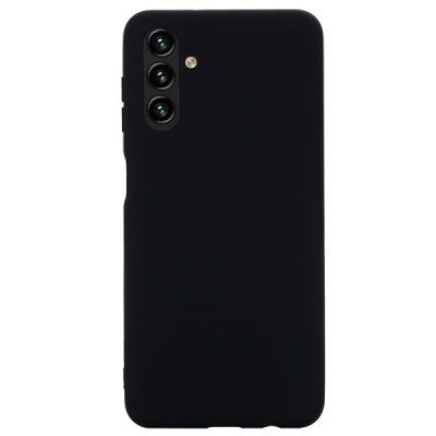 Samsung Galaxy A13 5G (A04s) „Shell“ cieta silikona (TPU) melns apvalks | vacins.lv