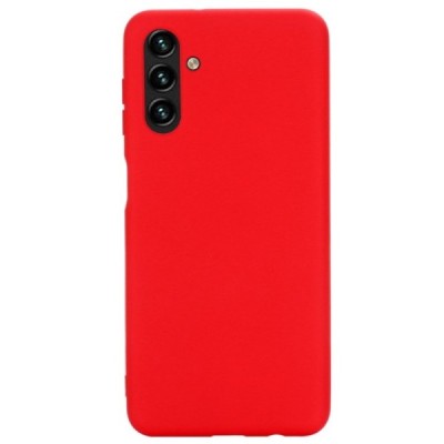 Samsung Galaxy A13 5G (A04s) „Shell“ cieta silikona (TPU) sarkans apvalks | vacins.lv