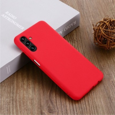 Samsung Galaxy A13 5G (A04s) „Shell“ cieta silikona (TPU) sarkans apvalks | vacins.lv