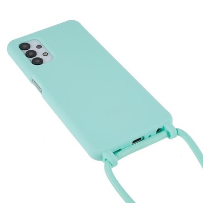 Samsung Galaxy A13 5G (4G) Strap твердый силиконовый чехол (TPU) - мятный | Vacins.lv
