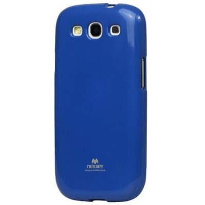 Samsung Galaxy S3 i9300 Mercury tumši zils cieta silikona (TPU) futrālis / Vacins.lv