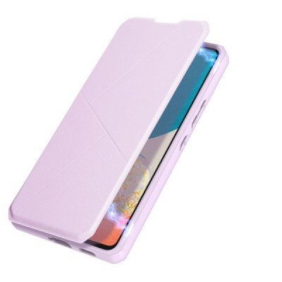 Samsung Galaxy A53 5G (SM-A536B) Dux Ducis Skin X sērijas rozs ādas atvērams maciņš | Vacins.lv
