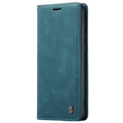 Samsung Galaxy A53 5G (SM-A536B) CaseMe Retro solīds atvēramais ādas zaļš maciņš - maks | Vacins.lv