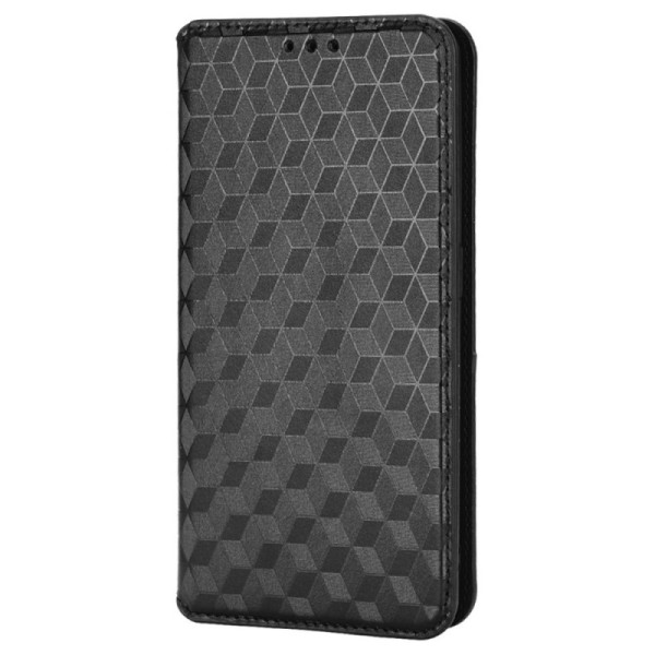 Чехол-книжка „Rhombus“ - чёрный (OnePlus Nord CE 2)