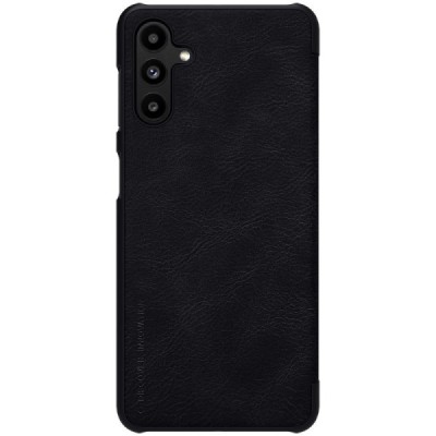 Greznais „Nillkin“ Qin sērijas ādas atvērams melns Samsung Galaxy A13 5G (A04s) | Vacins.lv