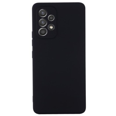 Samsung Galaxy A53 5G (SM-A536B) „Shell“ cieta silikona (TPU) melns apvalks | vacins.lv