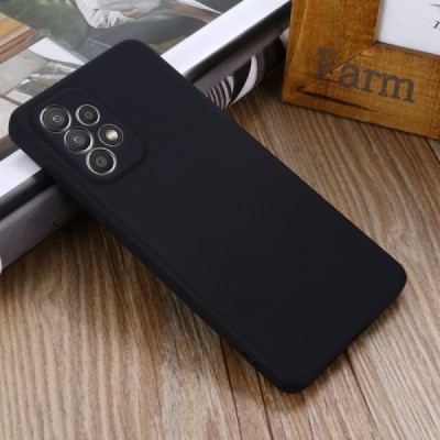 Samsung Galaxy A53 5G (SM-A536B) „Shell“ cieta silikona (TPU) melns apvalks | vacins.lv