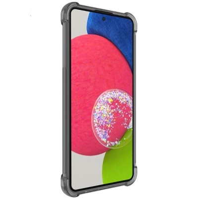 Samsung Galaxy A53 5G (SM-A536B) Imak усиленный твердый силиконовый чехол TPU серый, задняя часть + защитная пленка для экрана |