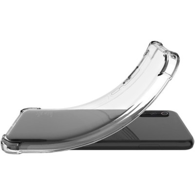 Xiaomi Poco X4 Pro Imak pastiprinātas aizsardzības cieta silikona (TPU) dzidrs vāciņš + ekrāna aizsargplēve | Vacins.lv
