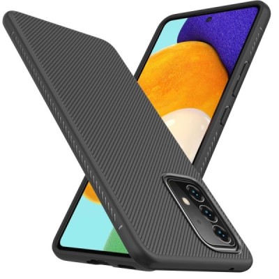 Samsung Galaxy A53 5G (SM-A536B) cieta silikona (TPU) melns apvalks | vacins.lv