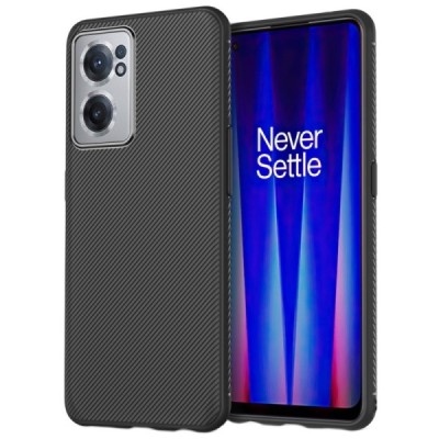 OnePlus Nord CE 2 cieta silikona (TPU) melns apvalks | vacins.lv